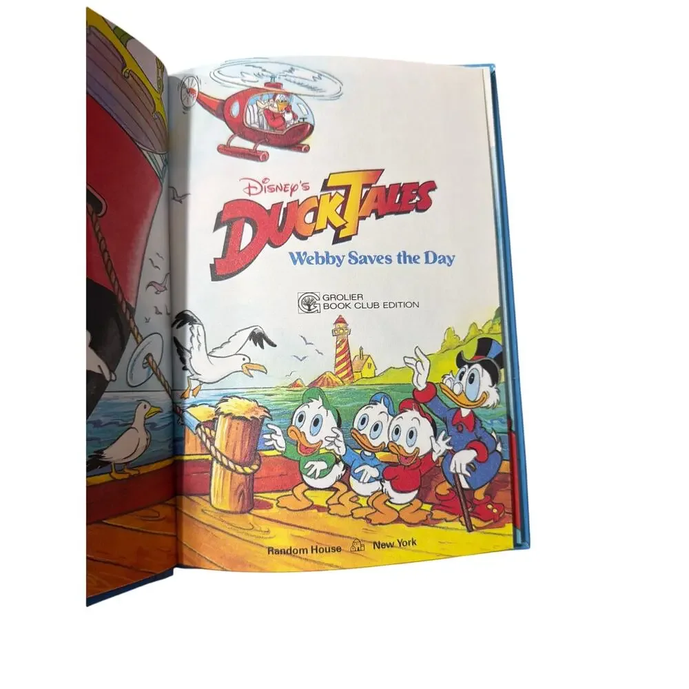 Disney's DuckTales Webby Saves the Day Wonderful World of Reading Hardcover Book